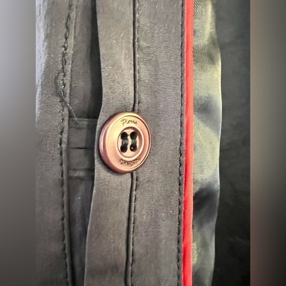 Vintage Pierre Balmain Paris Mens Golf Jacket Blue Pockets Lined Performance Med - Picture 7 of 10